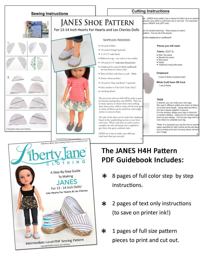Liberty Jane H4H/Les Cheries JANES for Les Cheries and Hearts for Hearts Dolls Pixie Faire