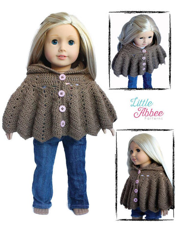 Little Abbee Crochet Hooded Chevron Cape Crochet Pattern Pixie Faire