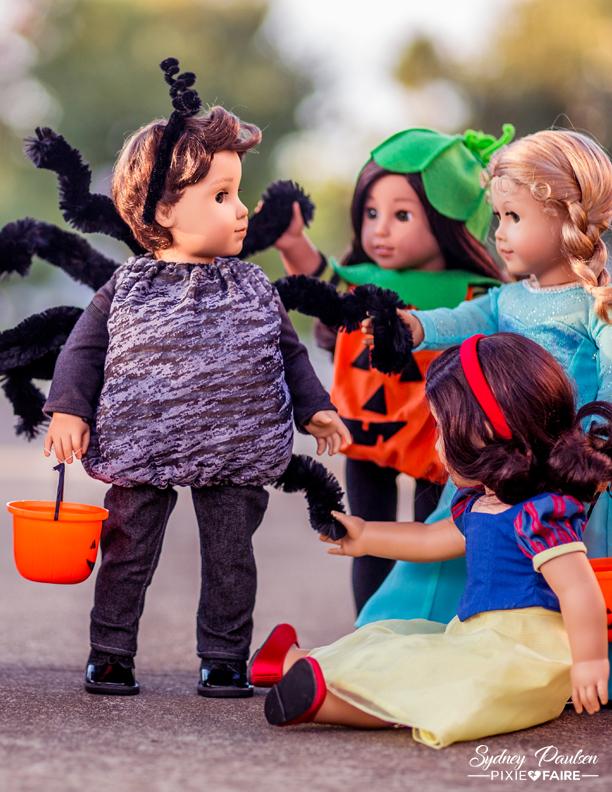 Halloween Costume 18 inch Doll Clothes Pattern PDF Download Pumpkin Alien Ladybug Spider Liberty Jane