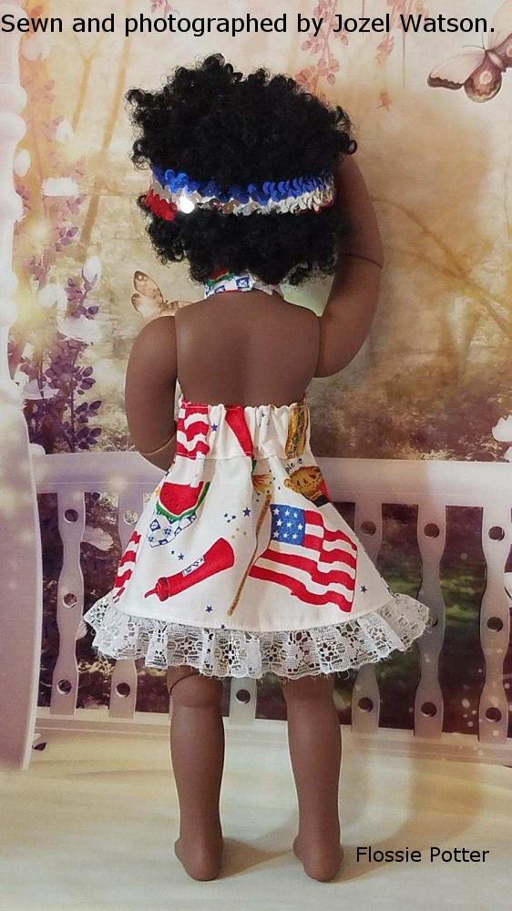 Flossie Potter A Girl For All Time Halter Ego Dress For A Girl For All Time Dolls Pixie Faire