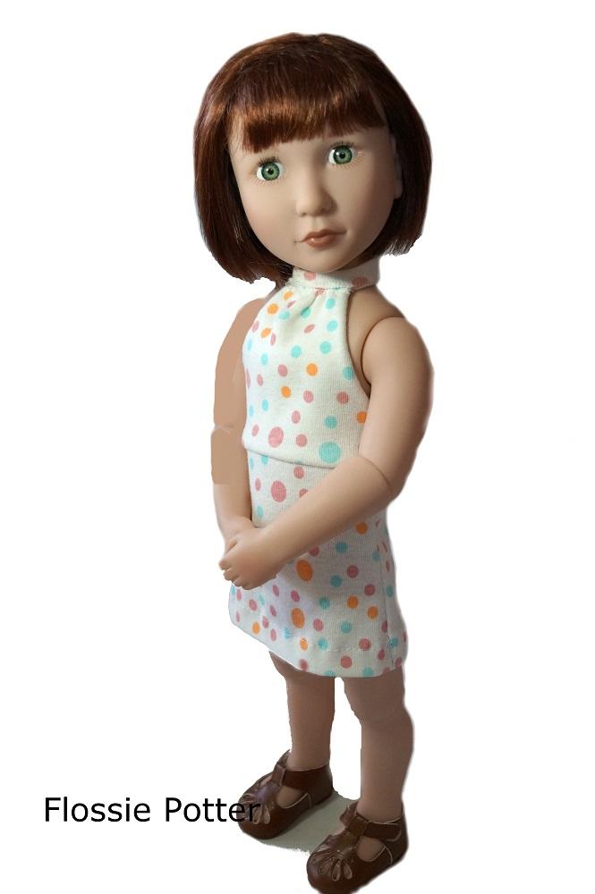Flossie Potter A Girl For All Time Halter Ego Dress For A Girl For All Time Dolls Pixie Faire