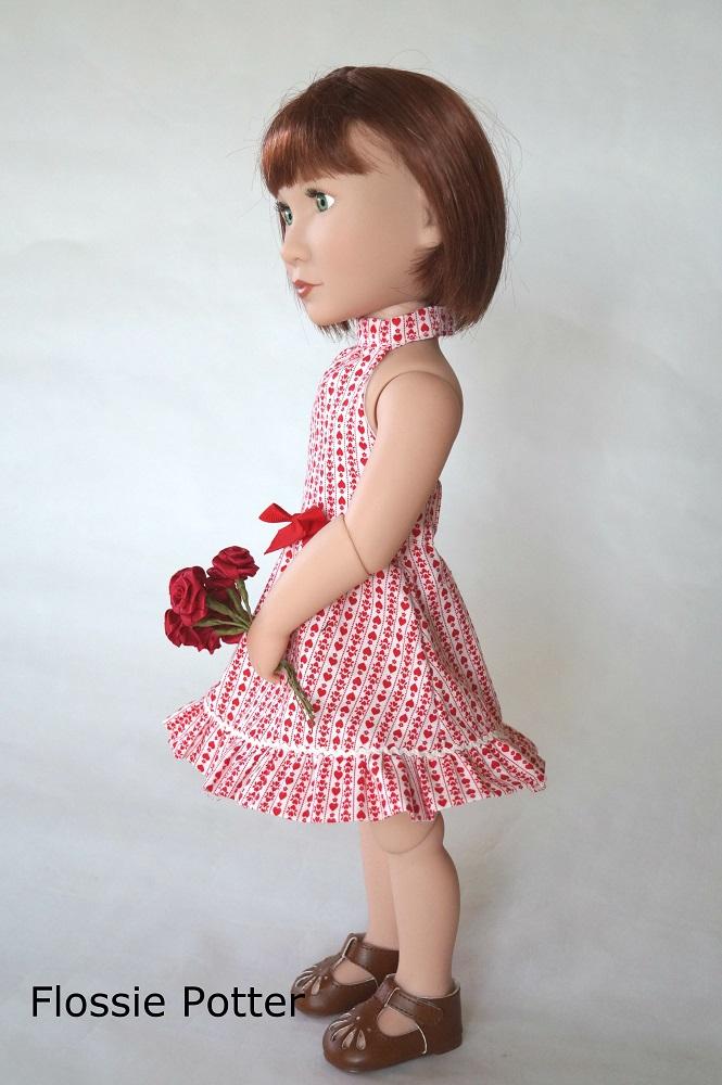 Flossie Potter A Girl For All Time Halter Ego Dress For A Girl For All Time Dolls Pixie Faire