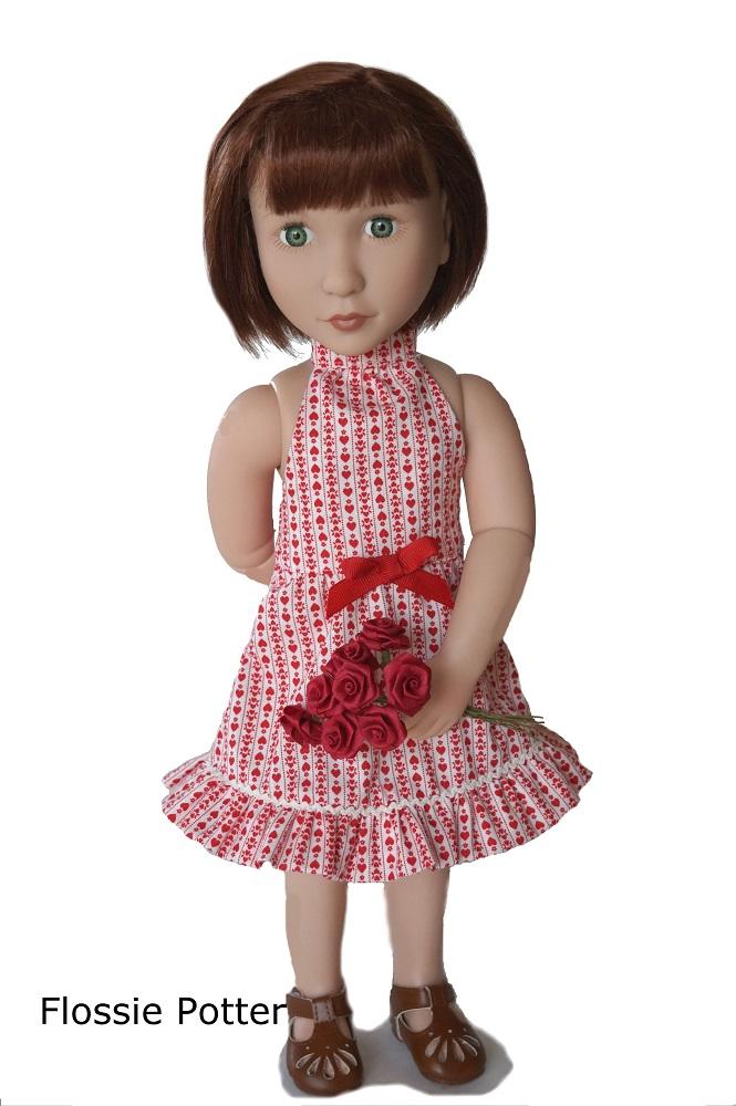 Flossie Potter A Girl For All Time Halter Ego Dress For A Girl For All Time Dolls Pixie Faire