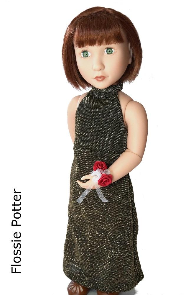 Flossie Potter A Girl For All Time Halter Ego Dress For A Girl For All Time Dolls Pixie Faire