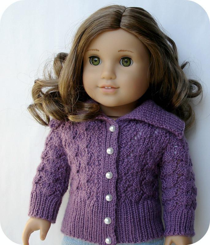 Qute Knitting Helena Lace Cardigan Knitting Pattern Pixie Faire