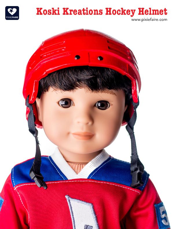 Hockey Helmet Doll Accessory Pattern 18