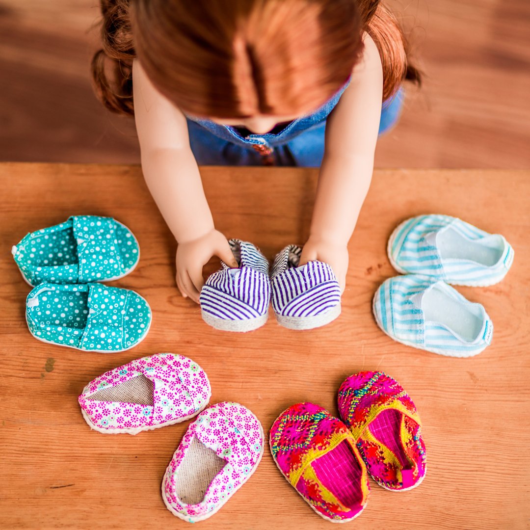 Liberty Jane Shoes No Sew Janes 18” Doll Shoes Pixie Faire