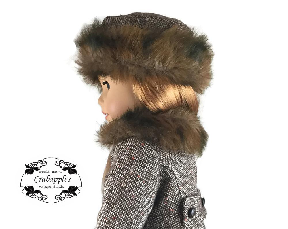 Crabapples 18 Inch Modern Classic Hats 18" Doll Clothes Pattern Pixie Faire