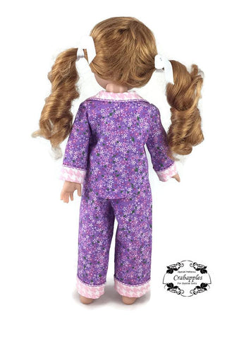 Crabapples WellieWishers Pajama Party 14.5 Inch Doll Clothes Pattern Pixie Faire