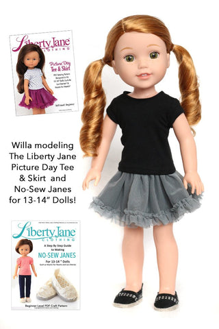 Liberty Jane H4H/Les Cheries Picture Day Tee and Skirt for Les Cheries and Hearts for Hearts Girls Dolls Pixie Faire