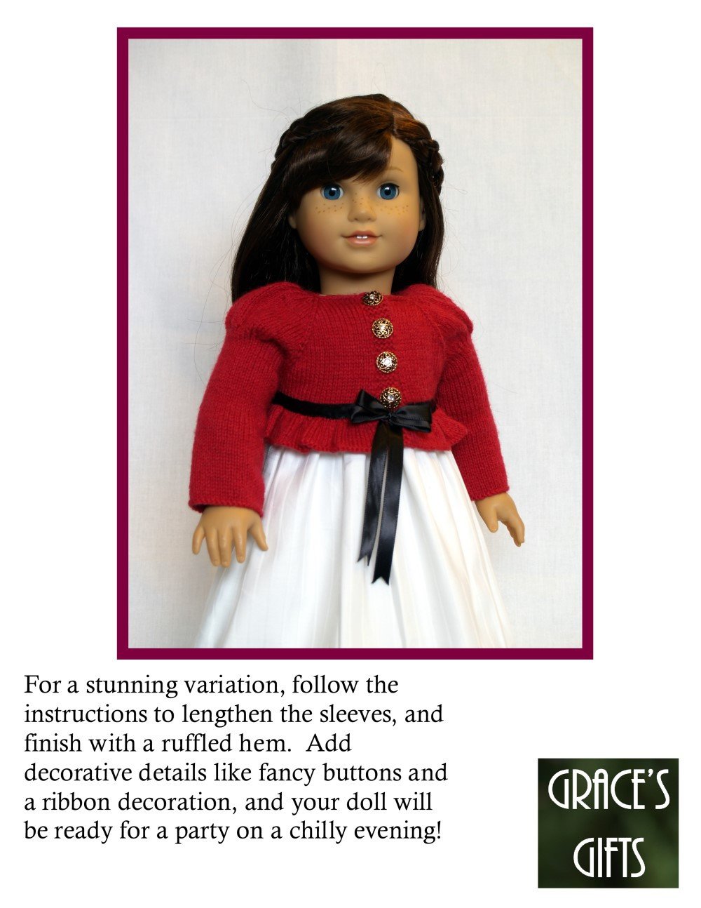 Grace's Gifts Knitting Just Like Lizzy Knitting Pattern Pixie Faire