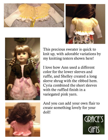 Grace's Gifts Knitting Just Like Lizzy Knitting Pattern Pixie Faire