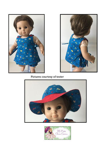 Mon Petite Cherie Couture Bitty Baby/Twin Janine 15" Baby Doll Clothes Pattern Pixie Faire