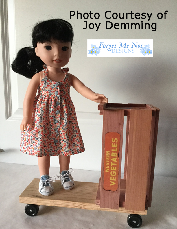 Forget Me Not Designs 18 Inch Historical Ready, Set, Go! Scooter 18" Doll Crafting Pattern Pixie Faire