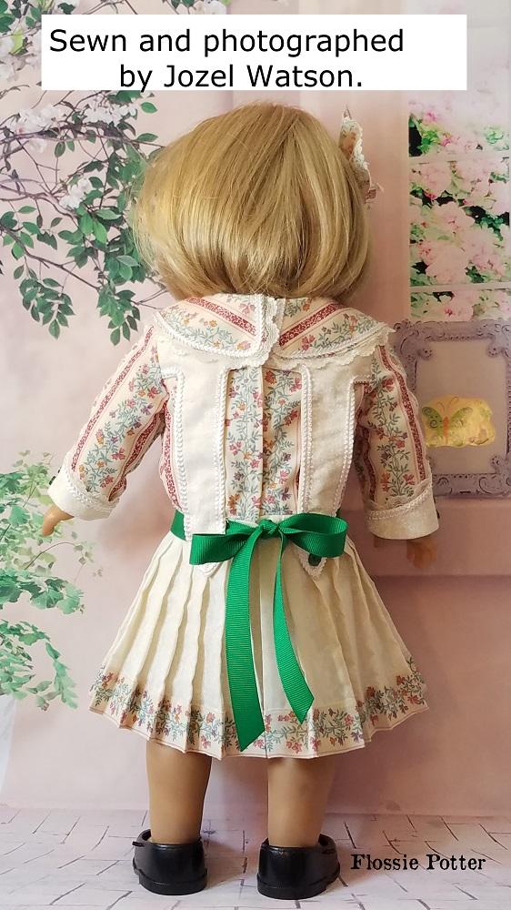 Flossie Potter 18 Inch Historical Central Park, 1904 18" Doll Clothes Pattern Pixie Faire