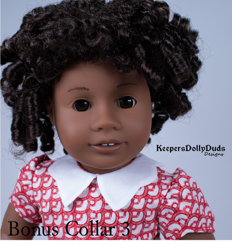 Keepers Dolly Duds Designs 18 Inch Historical 1930s Frock 18" Doll Clothes Pattern Pixie Faire