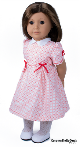 Keepers Dolly Duds Designs 18 Inch Historical 1930s Frock 18" Doll Clothes Pattern Pixie Faire