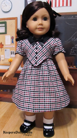 Keepers Dolly Duds Designs 18 Inch Historical 1930s Frock 18" Doll Clothes Pattern Pixie Faire