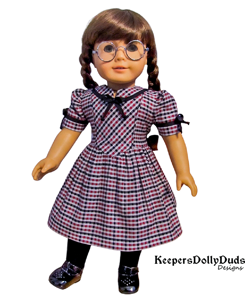 Keepers Dolly Duds Designs 18 Inch Historical Forties Fashion Dress 18" Doll Clothes Pattern Pixie Faire