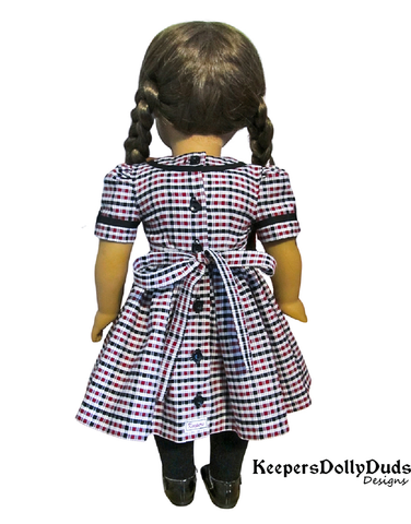 Keepers Dolly Duds Designs 18 Inch Historical Forties Fashion Dress 18" Doll Clothes Pattern Pixie Faire
