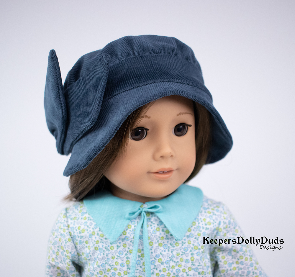 Keepers Dolly Duds Designs 18 Inch Historical Downtown 1920s Dress and Hat 18" Doll Clothes Pattern Pixie Faire