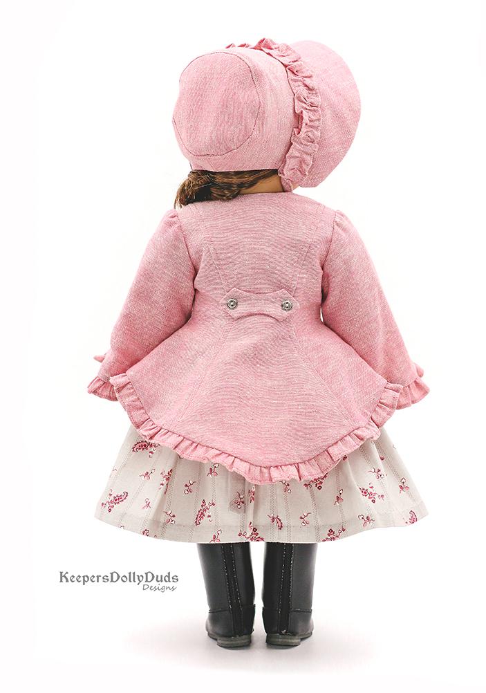 Keepers Dolly Duds Designs 18 Inch Historical Sunday Stroll 18" Doll Clothes Pattern Pixie Faire