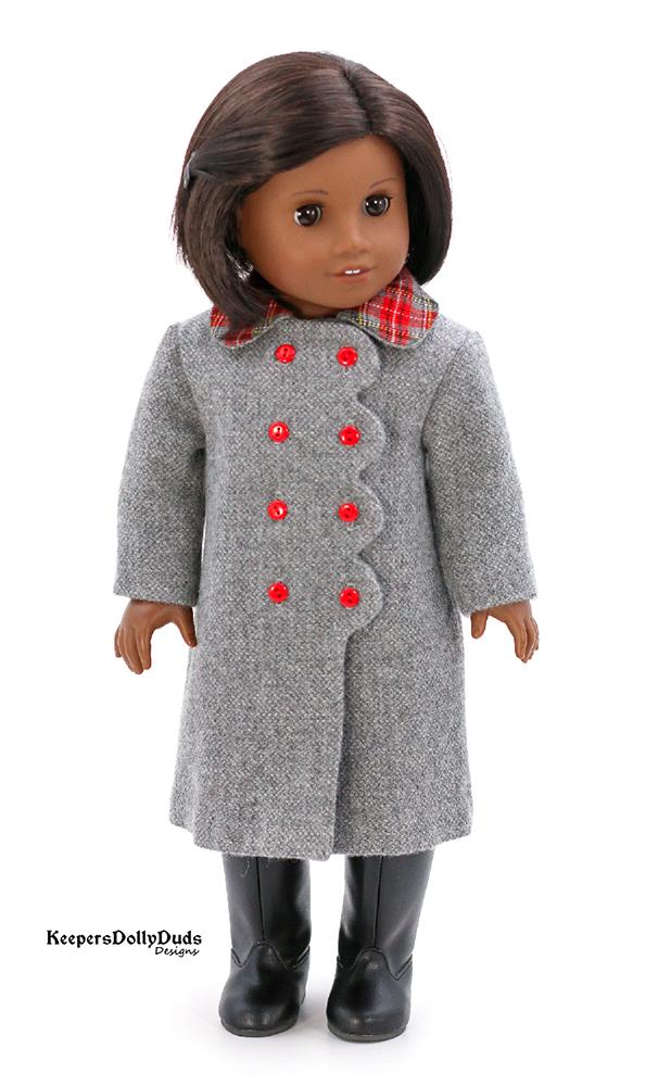 Keepers Dolly Duds Designs 18 Inch Historical Balmoral Holiday 18" Doll Clothes Pattern Pixie Faire