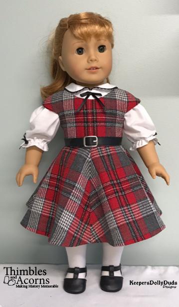 Keepers Dolly Duds Designs 18 Inch Historical Christmas Concert 18" Doll Clothes Pattern Pixie Faire