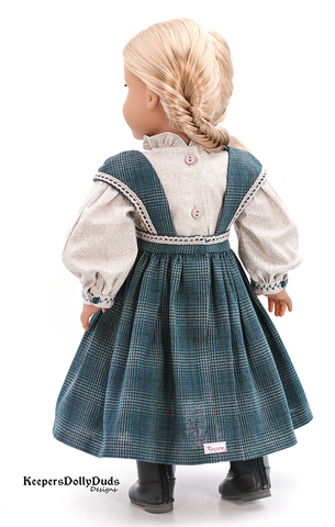 Keepers Dolly Duds Designs 18 Inch Historical Amy's School Jumper 18" Doll Clothes Pattern Pixie Faire