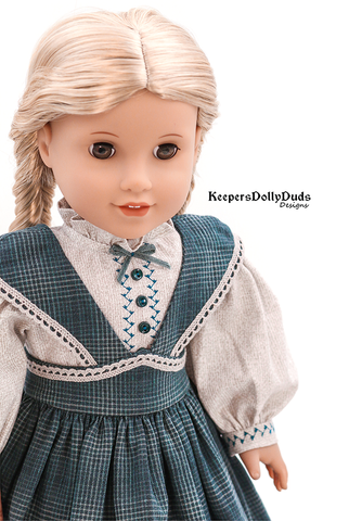 Keepers Dolly Duds Designs 18 Inch Historical Amy's School Jumper 18" Doll Clothes Pattern Pixie Faire