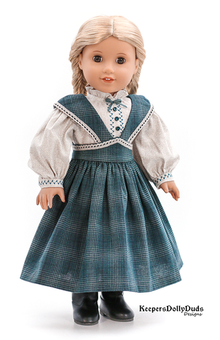 Keepers Dolly Duds Designs 18 Inch Historical Amy's School Jumper 18" Doll Clothes Pattern Pixie Faire