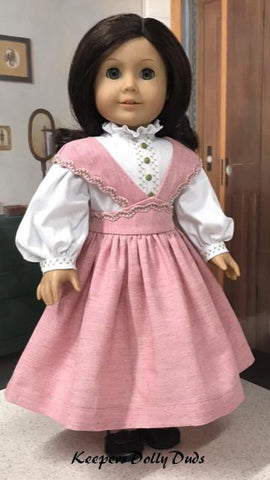 Keepers Dolly Duds Designs 18 Inch Historical Amy's School Jumper 18" Doll Clothes Pattern Pixie Faire