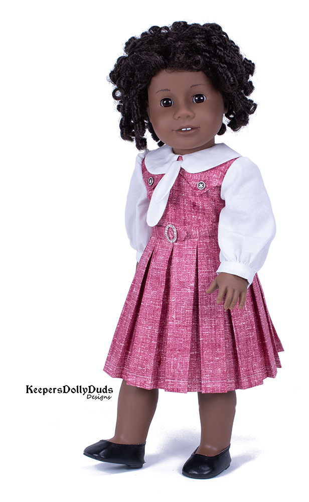 Keepers Dolly Duds Designs 18 Inch Historical Library Assistant 18" Doll Clothes Pattern Pixie Faire