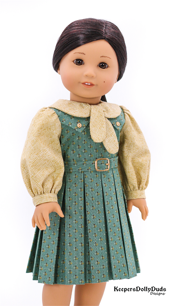 Keepers Dolly Duds Designs 18 Inch Historical Library Assistant 18" Doll Clothes Pattern Pixie Faire