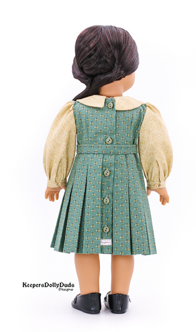 Keepers Dolly Duds Designs 18 Inch Historical Library Assistant 18" Doll Clothes Pattern Pixie Faire