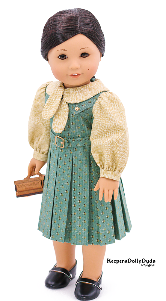 Keepers Dolly Duds Designs 18 Inch Historical Library Assistant 18" Doll Clothes Pattern Pixie Faire