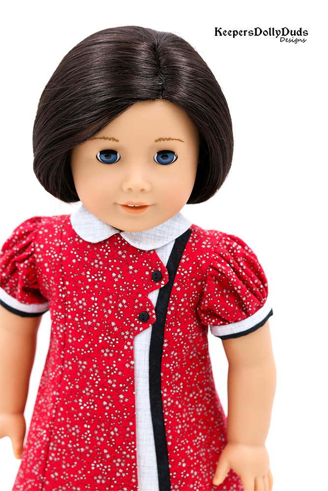 Keepers Dolly Duds Designs 18 Inch Historical Buttoned Belle 18" Doll Clothes Pattern Pixie Faire