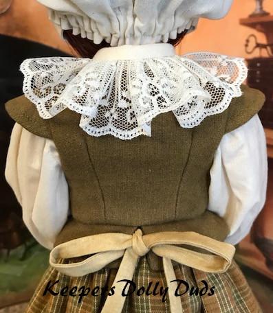 Keepers Dolly Duds Designs A Girl For All Time Pretty Pilgrim Pattern For A Girl For All Time Dolls Pixie Faire