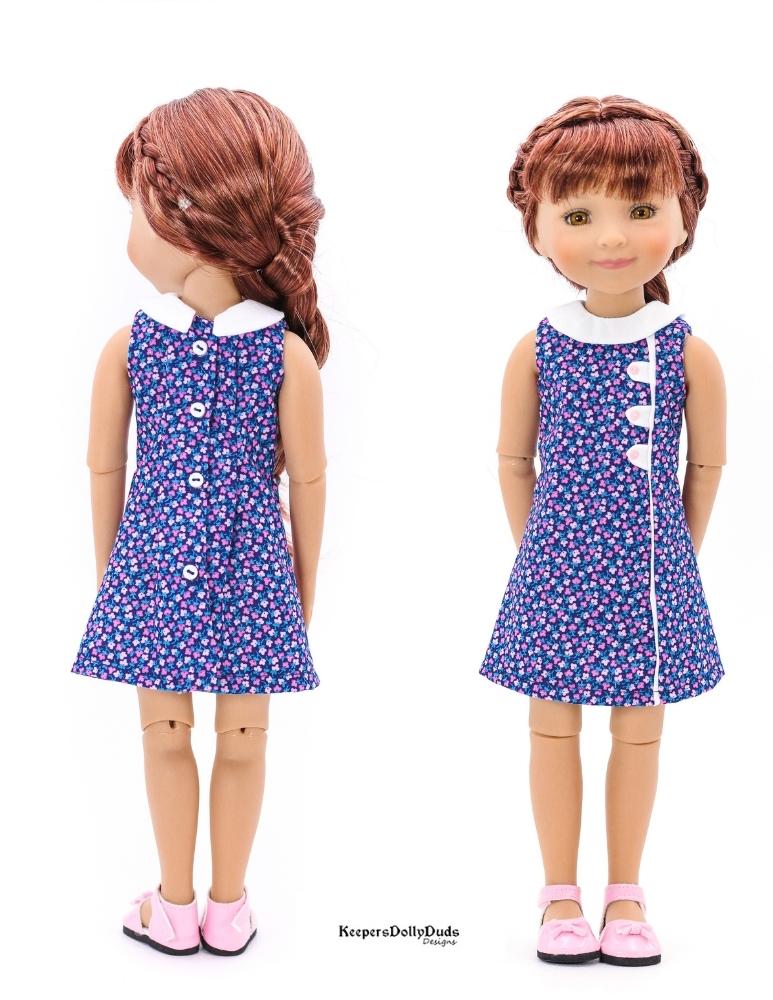 Keepers Dolly Duds Pixie Faire Ruby Red Fashion Friends 1960s Town and Country Dress Pattern For 15" Ruby Red Fashion Friends Dolls Pixie Faire