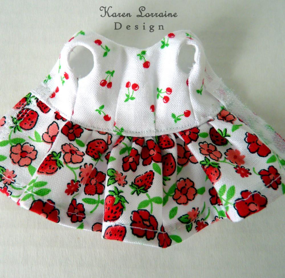 Karen Lorraine Design Blythe/Pullip Melrose Dress for Middie Blythe and Pullip Dal Dolls Pixie Faire