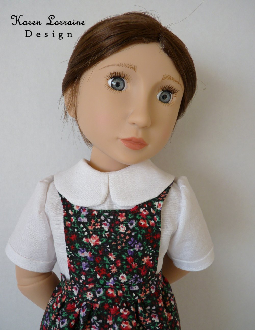 Karen Lorraine Design A Girl For All Time Tyrol 16" Doll Clothes Pattern For A Girl For All Time Dolls Pixie Faire