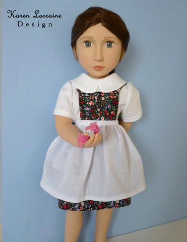 Karen Lorraine Design A Girl For All Time Tyrol 16" Doll Clothes Pattern For A Girl For All Time Dolls Pixie Faire