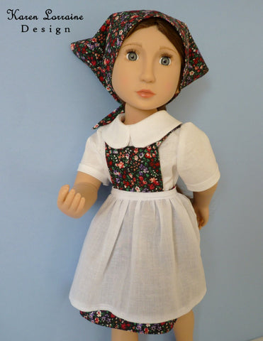 Karen Lorraine Design A Girl For All Time Tyrol 16" Doll Clothes Pattern For A Girl For All Time Dolls Pixie Faire