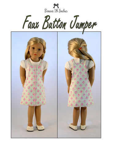 Forever 18 Inches Kidz n Cats Faux Button Jumper for Kidz N Cats Dolls Pixie Faire