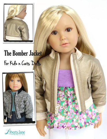 Liberty Jane Kidz n Cats Bomber Jacket  For Kidz N Cats Dolls Pixie Faire