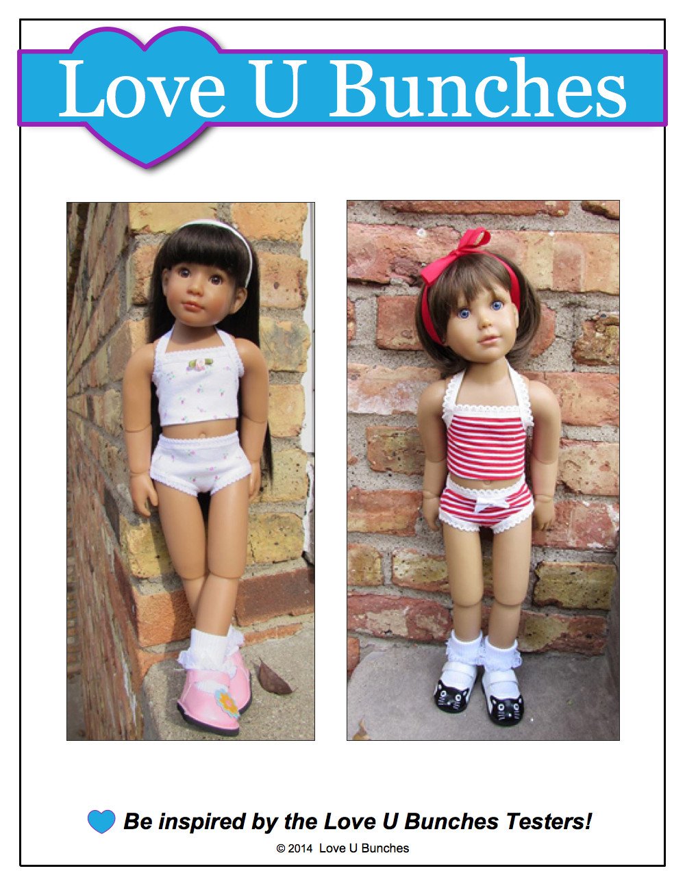 Love U Bunches Kidz n Cats Dainty Things Pattern for Kidz 'n' Cats Dolls Pixie Faire