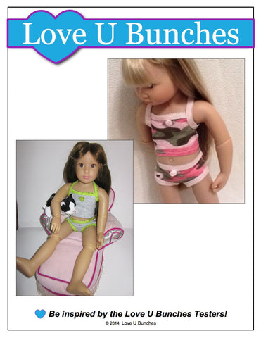 Love U Bunches Kidz n Cats Dainty Things Pattern for Kidz 'n' Cats Dolls Pixie Faire