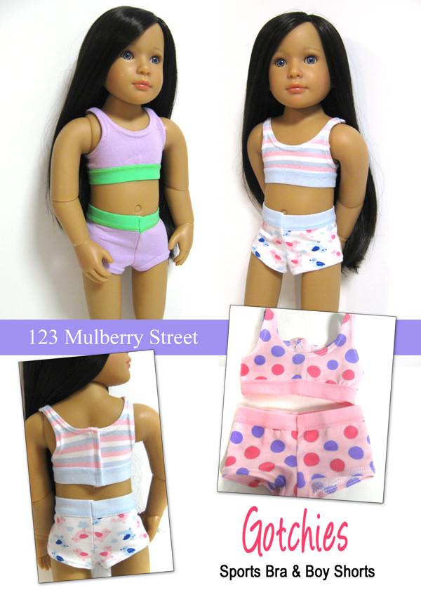 123 Mulberry Street Kidz n Cats Gotchies Pattern for Kidz N Cats Dolls Pixie Faire