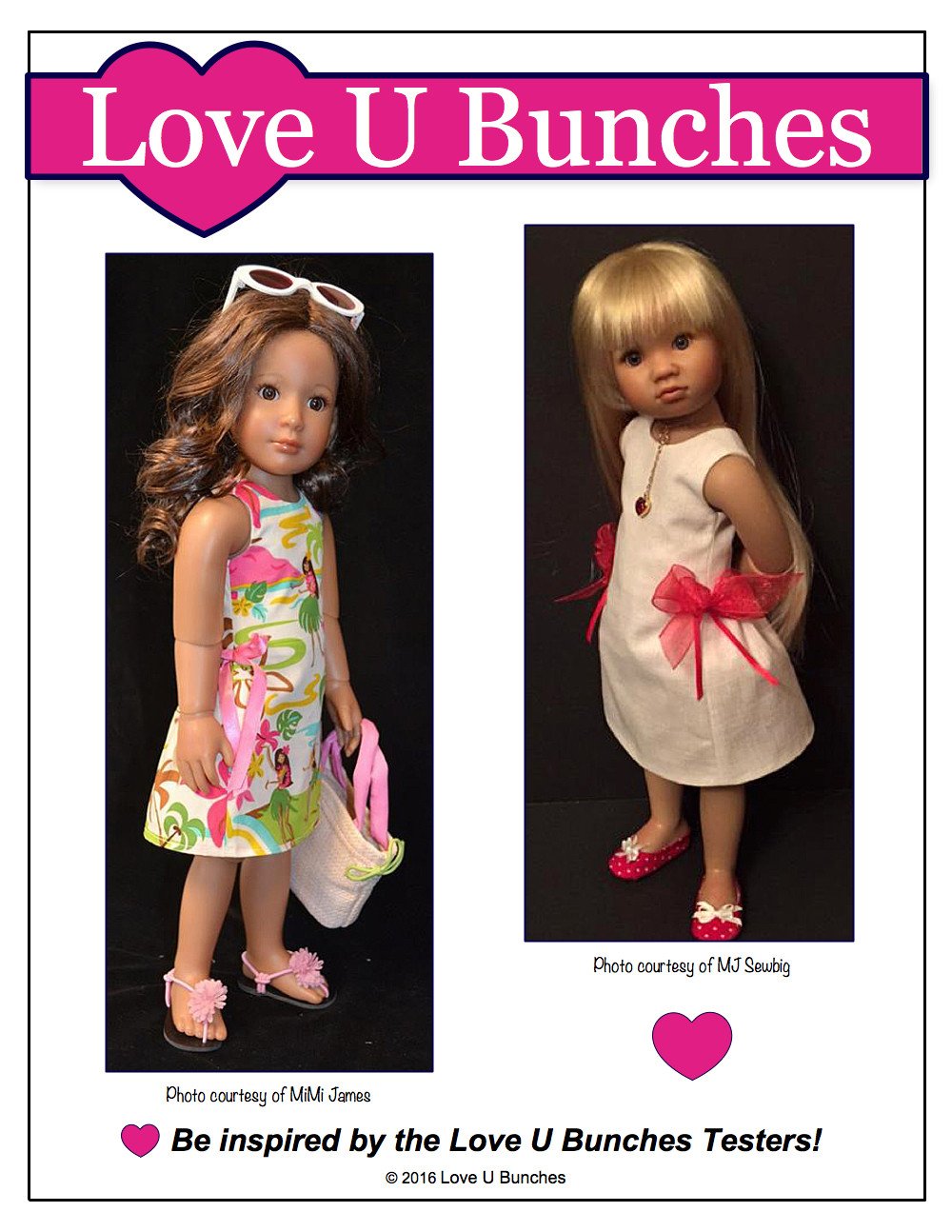 Love U Bunches Kidz n Cats Polka Dot Party Dress for Kidz N Cats Dolls Pixie Faire