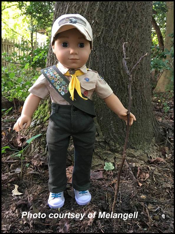 Koski Kreations 18 Inch Modern Boys Club Uniform 18" Doll Clothes Pattern Pixie Faire